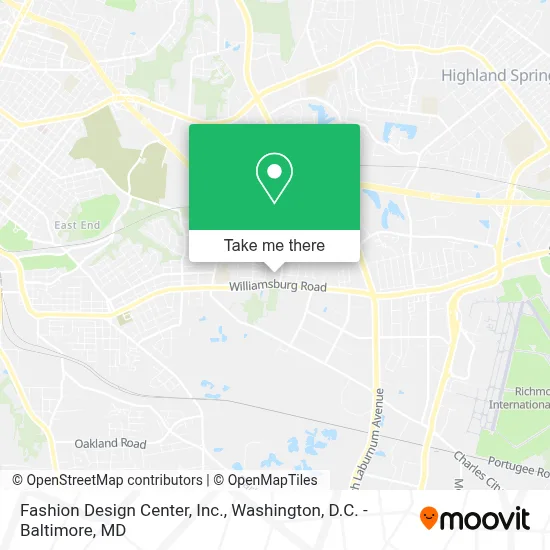 Fashion Design Center, Inc. map