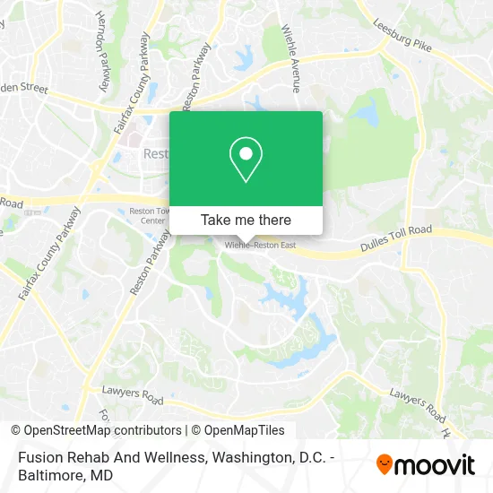Fusion Rehab And Wellness map