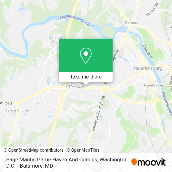 Sage Mantis Game Haven And Comics map