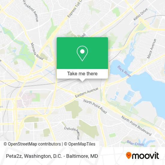 Peta2z map