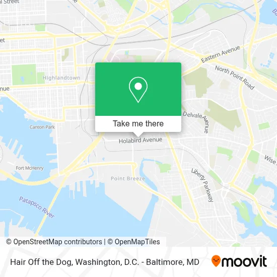 Hair Off the Dog map