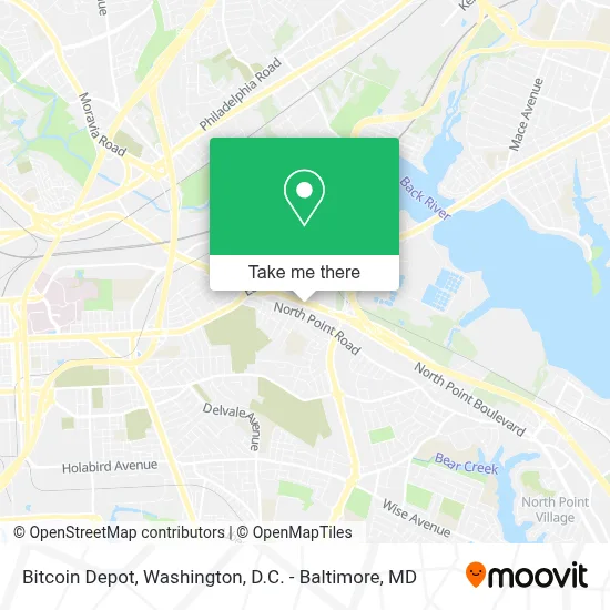 Bitcoin Depot map