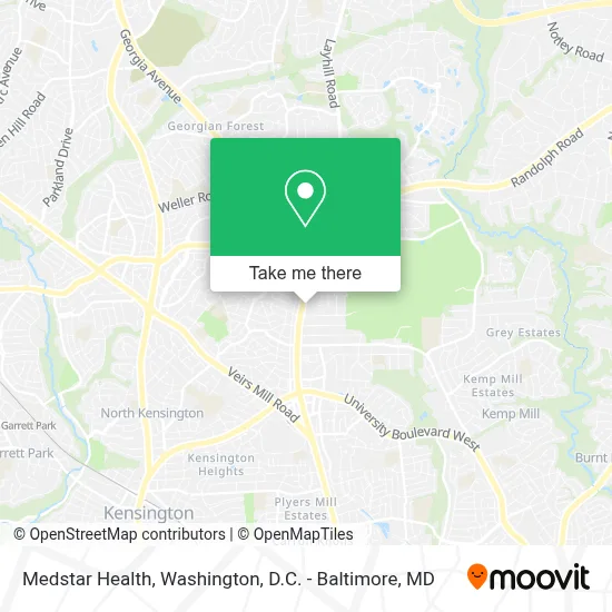 Medstar Health map
