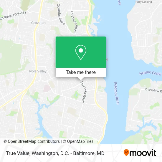 True Value map