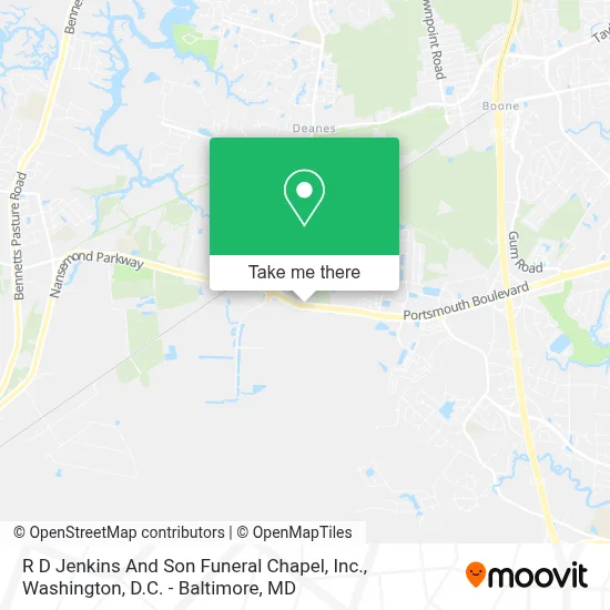 R D Jenkins And Son Funeral Chapel, Inc. map