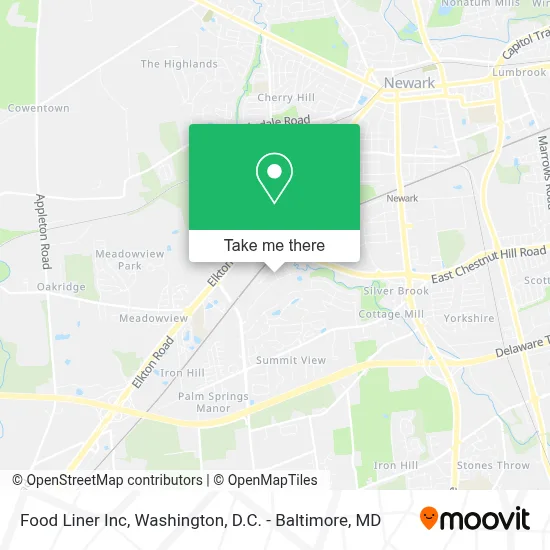 Food Liner Inc map