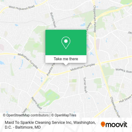 Maid To Sparkle Cleaning Service Inc map