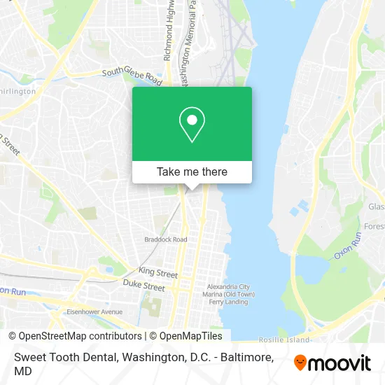 Sweet Tooth Dental map