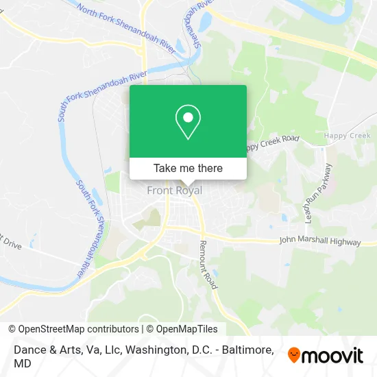 Dance & Arts, Va, Llc map