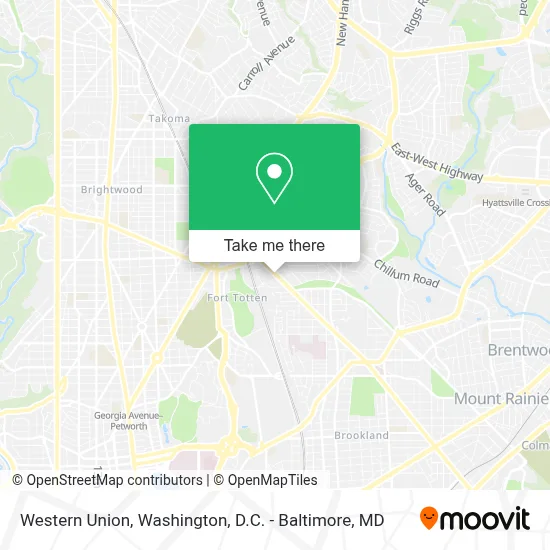 Western Union map