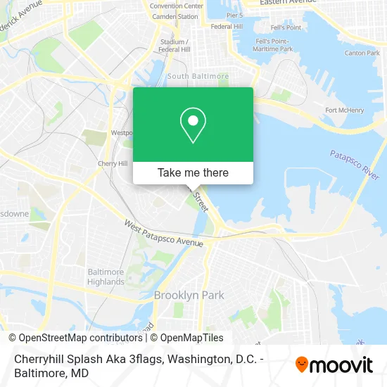 Cherryhill Splash Aka 3flags map