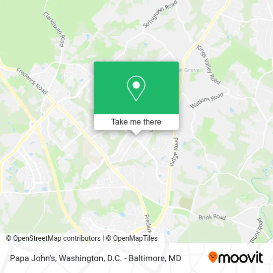 Papa John's map