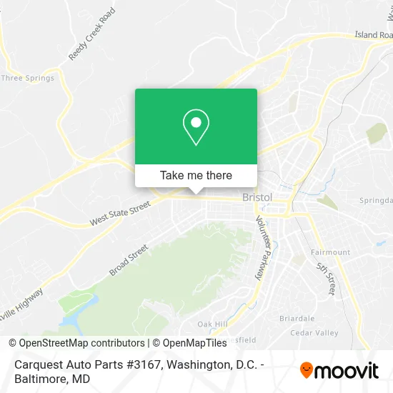 Carquest Auto Parts #3167 map