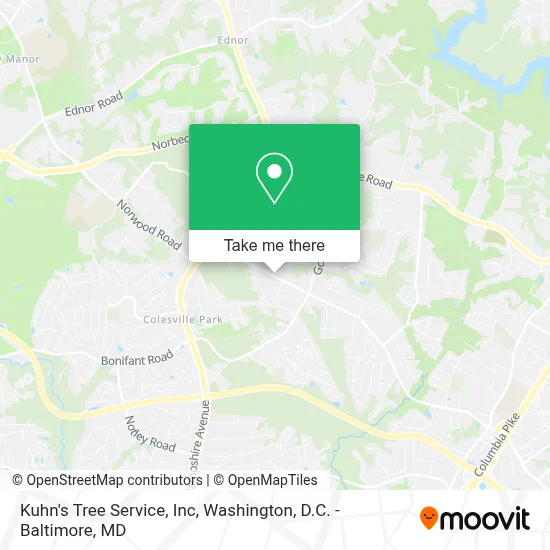 Kuhn's Tree Service, Inc map