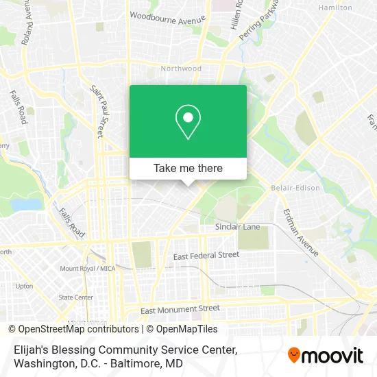 Elijah's Blessing Community Service Center map