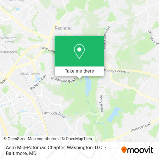 Asm Mid-Potomac Chapter map