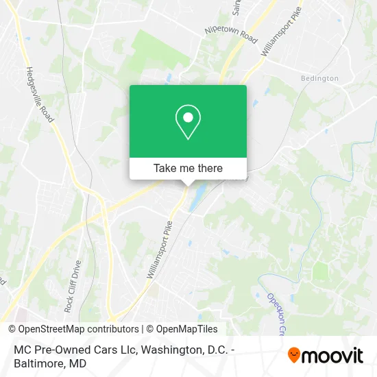 MC Pre-Owned Cars Llc map