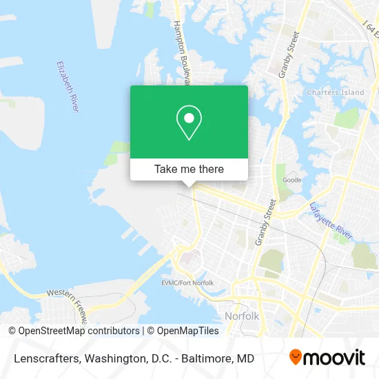 Lenscrafters map
