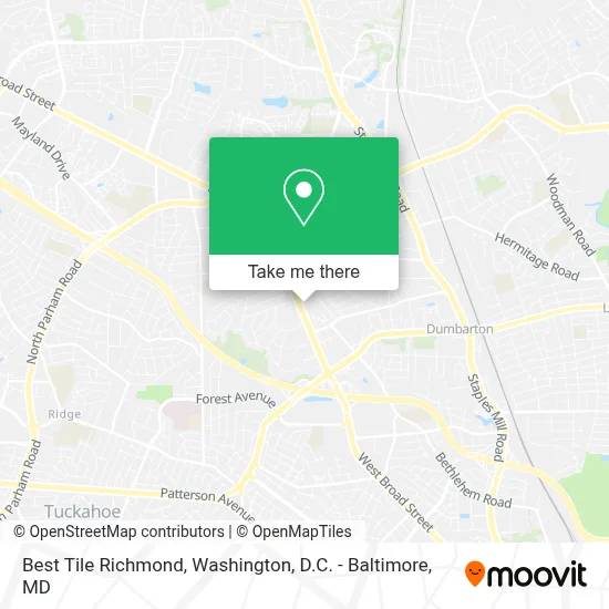 Best Tile Richmond map