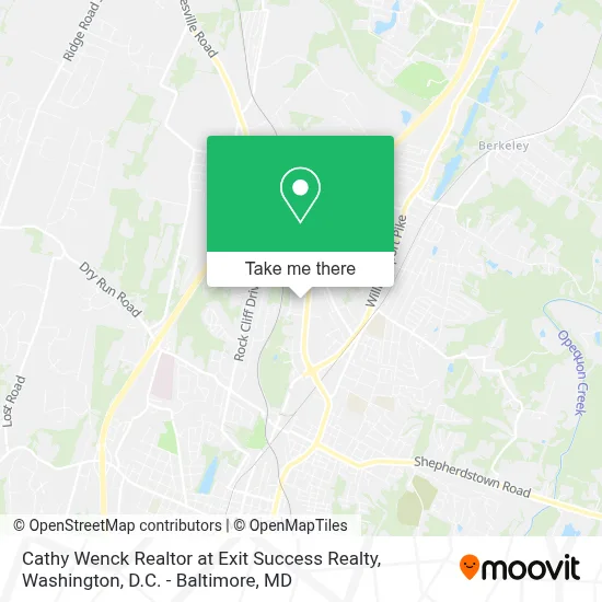 Cathy Wenck Realtor at Exit Success Realty map