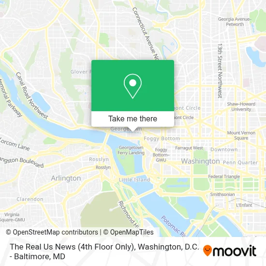 The Real Us News (4th Floor Only) map