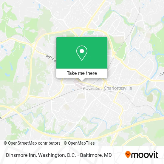 Dinsmore Inn map