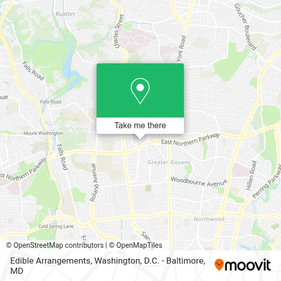 Edible Arrangements map