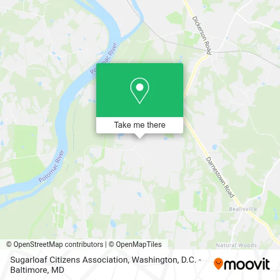 Sugarloaf Citizens Association map