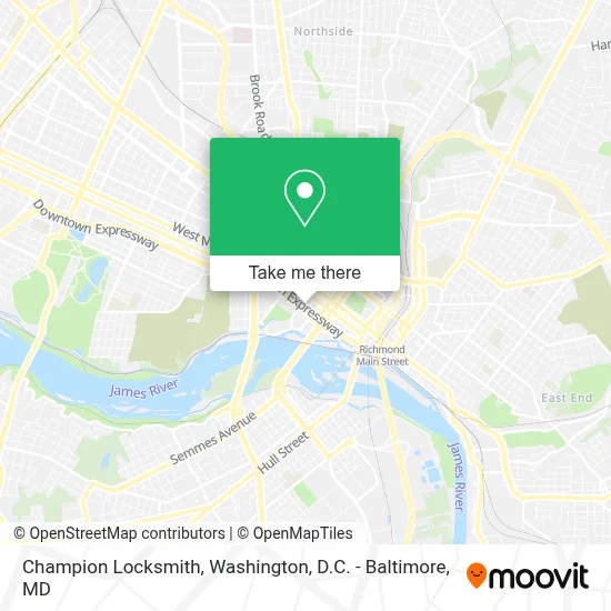 Champion Locksmith map
