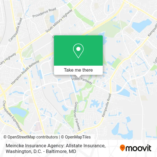 Meincke Insurance Agency: Allstate Insurance map