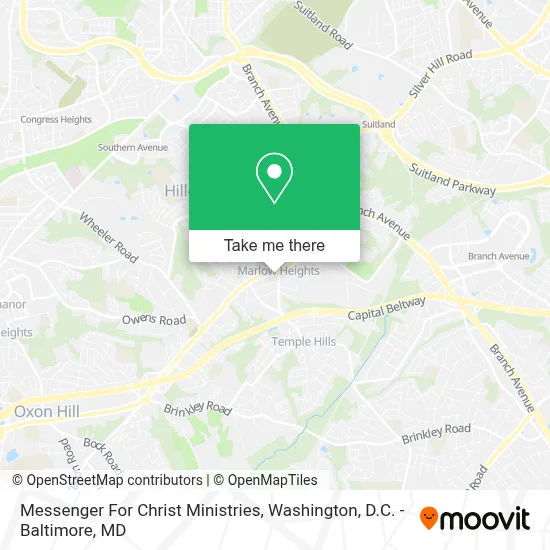 Messenger For Christ Ministries map