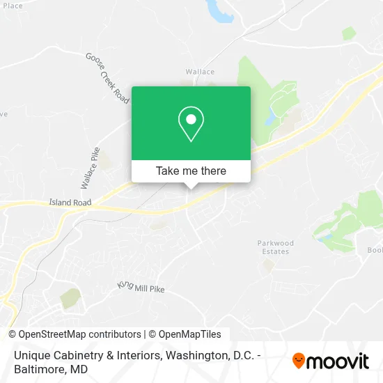 Unique Cabinetry & Interiors map