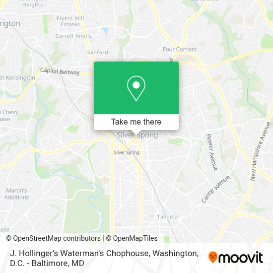 J. Hollinger's Waterman's Chophouse map