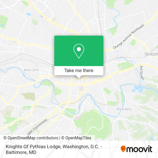Knights Of Pythias Lodge map