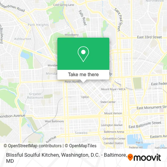 Blissful Soulful Kitchen map