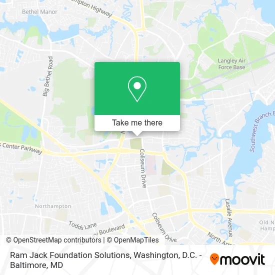 Ram Jack Foundation Solutions map