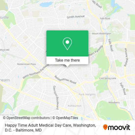 Happy Time Adult Medical Day Care map