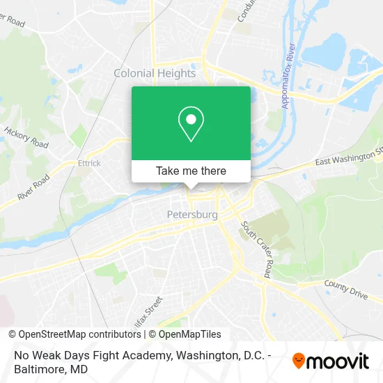 No Weak Days Fight Academy map