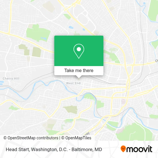 Head Start map