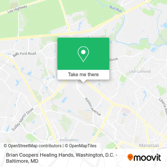 Brian Coopers Healing Hands map
