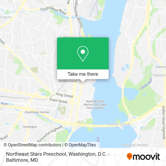 Northeast Stars Preschool map
