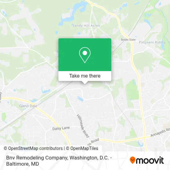 Bnv Remodeling Company map