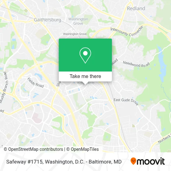 Safeway #1715 map