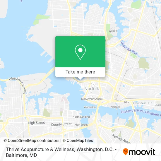 Thrive Acupuncture & Wellness map