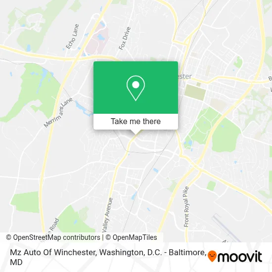 Mz Auto Of Winchester map