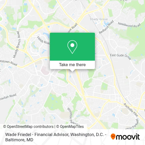 Wade Friedel - Financial Advisor map