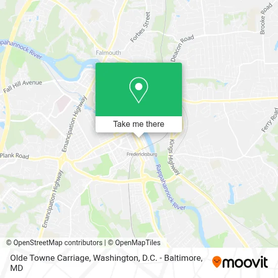 Olde Towne Carriage map