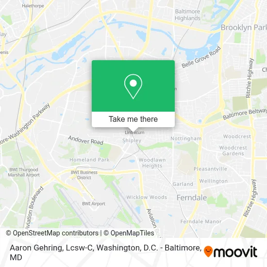 Aaron Gehring, Lcsw-C map