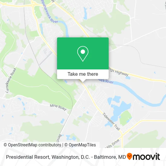 Presidential Resort map