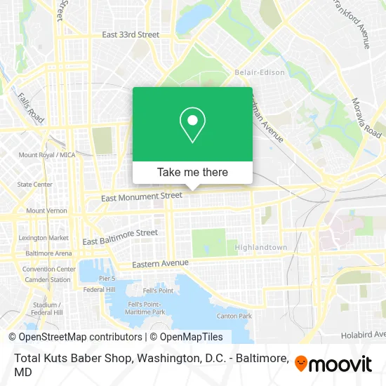 Total Kuts Baber Shop map